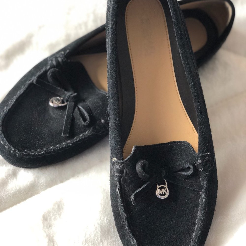 Michael Kors Leather Suede Loafer Flats Size 7
